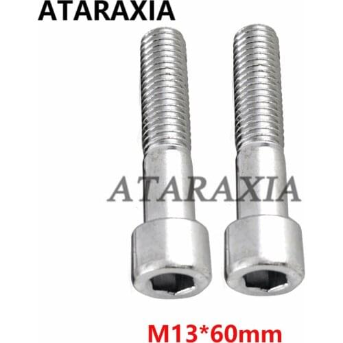 Motorcycle Stainless Steel M13 * 60MM Handlebar Bar Risers screws Handlebar Risers Mount Bolts Hardware Bike Bicycle Parts