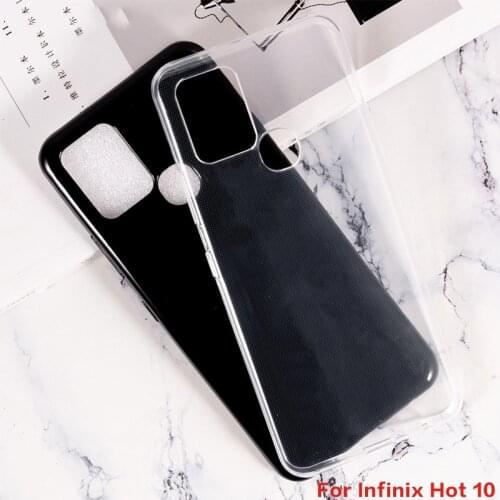 Soft Black TPU Case For Infinix Hot 10 Lite X657 Etui Silicone Caso For Infinix Hot 10 Play on Infinix Smart 5 India Back Cover