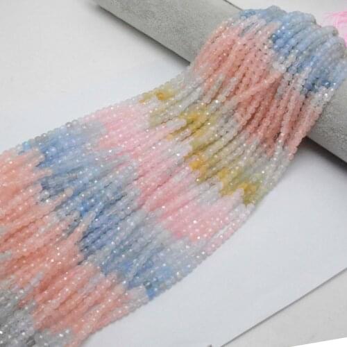 Natural Beryl Faceted Irregular Cube Bead 4.2-4.5mm / 4.5-4.8mm