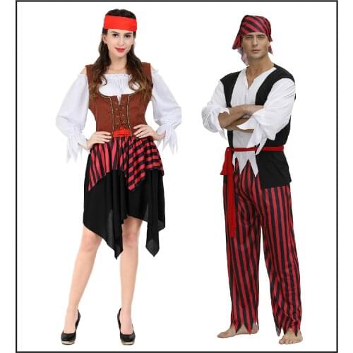 Pirate costume men Pirates of the caribbean costume pirate costume women plus size