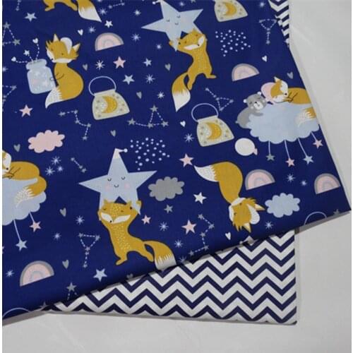 Woven Twill Childrens Cotton Fabric Apparel Sewing Sheets Quilting DIY Hand Dressed Supply Width 160 Cm for Household 6 Sizes
