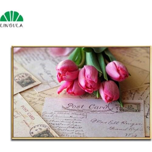 Poster Vintage Painting Sail Boat Wall Art Canvas Print Home Decoracion Nordic Wall Picture For Living Room Flower Clock Decor