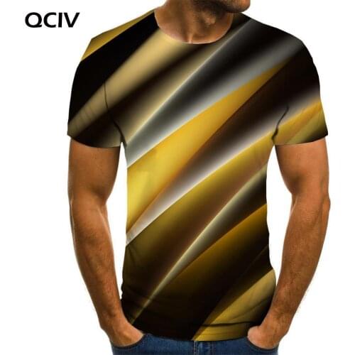 QCIV Brand Psychedelic T-shirt Men Graphics Shirt Print Abstract T-shirts 3d Harajuku Tshirt Printed Short Sleeve summer New
