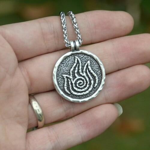 20pcs Vintage Avatar Last Airbender Fire Nation Necklace Pendant