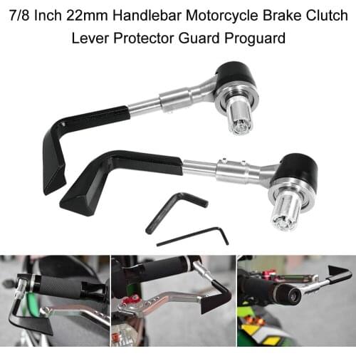 7/8 Inch 22mm Handlebar Motorcycle Brake Clutch Lever Protector Guard Proguard