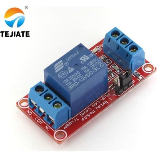 1 road relay module with optical coupling isolation support high and low level trigger 12v all the way