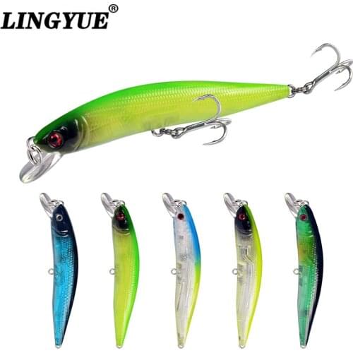 1pcs Fishing Lures Quality Good Minnow Model Bait Artificial Lifelike Bass Crankbait Wobbler Fishing Tackle 6 Colors Available