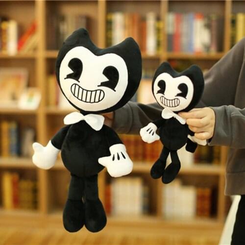 17/30/50cm Bendy Terror Doll And The Plush Ink Machine Toys Stuffed Halloween Thriller Game Plush Toy For Boy Children Gift