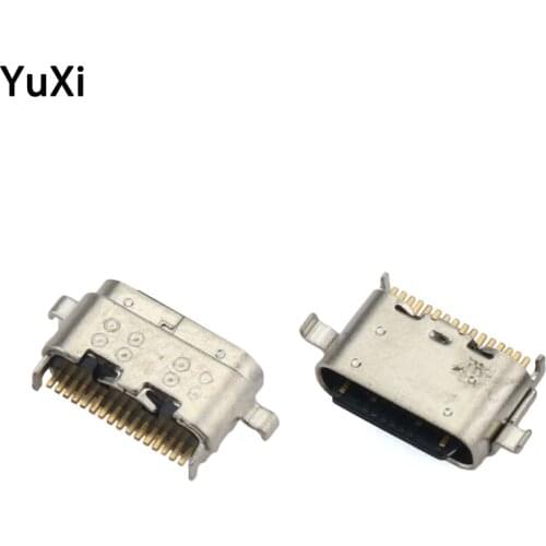 2pcs Micro USB Connector Type C Port For Lenovo P10 TB-X705F Type ZA44 Charging Jack Dock Socket For ASUS Zenfone 6 ZS630KL