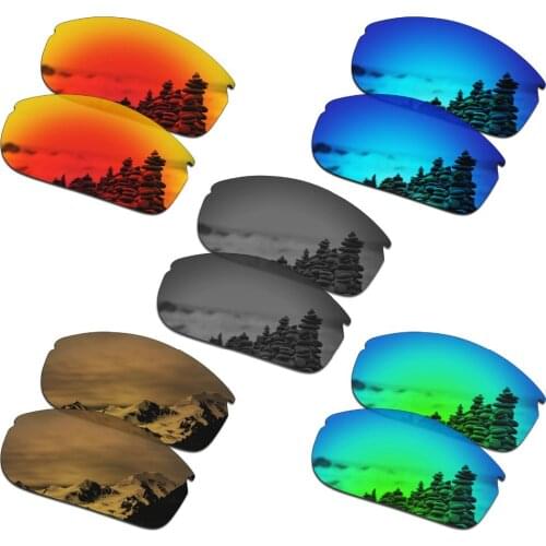 SmartVLT 5 Pairs Polarized Sunglasses Replacement Lenses for Oakley Commit SQ - 5 Colors