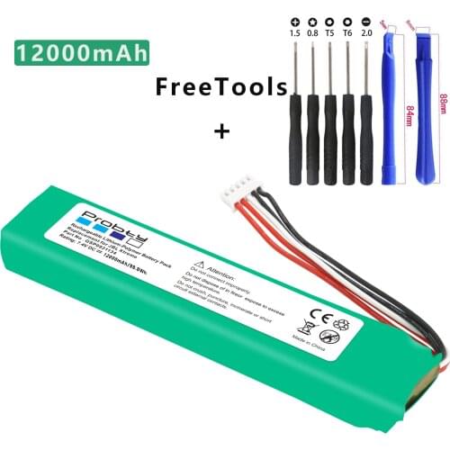 7.4V 12000mah 88.8Wh Battery for JBL XTREME Xtreme Speaker GSP0931134 Batteries with tools