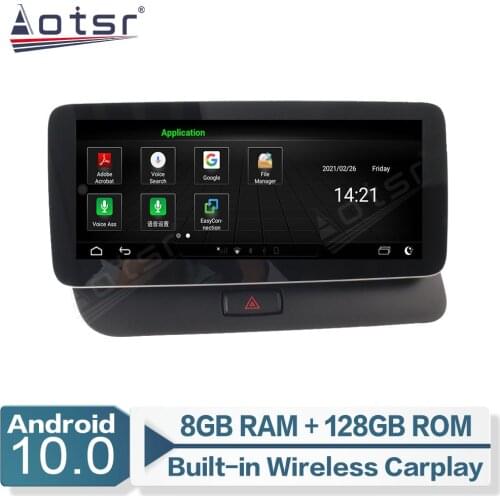 For Audi Q5 2009 - 2017 Android Auto Car Radio GPS Navigation Multimedia Video Player IPS Screen AutoRadio Carplay Head Unit