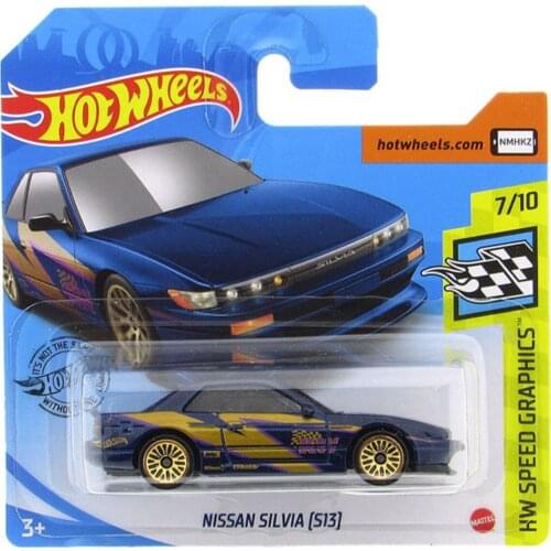 Hot Wheels Car - Nissan Silvia (S13) Blue Edition