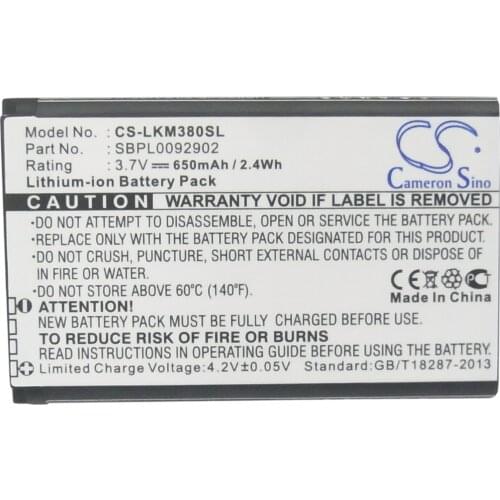 Cameron Sino LG Phone Batteries