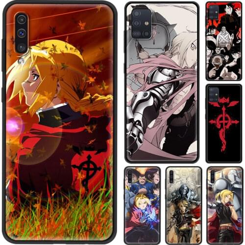 Phone Case For Samsung A91 A72 A71 A52 A51 A42 A41 A32 A31 A21 EU A21s A12 A11 A02s A02 A01 Cover FullMetal Alchemist Anime