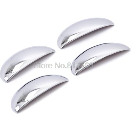 For Peugeot 206 New High Quality ABS Chromium Car Styling Side Door Handle Catch Cover Moulding Trims Auto Accessories 4pcs