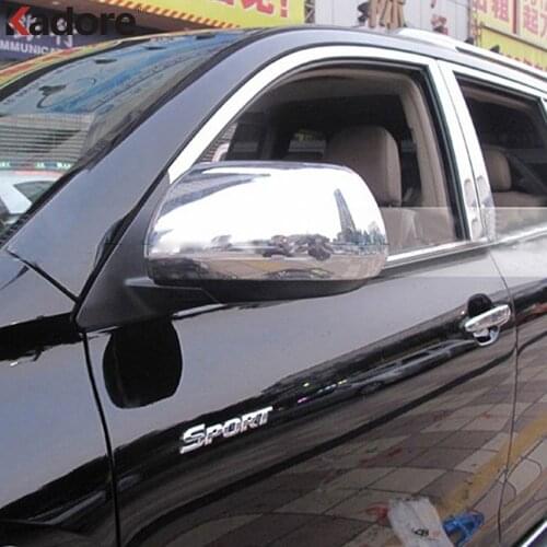 For Toyota Highlander 2008 2009 2010 2011 2012 2013 Chrome Rear View Rearview Mirror Case Cap Cover Trim Accessories