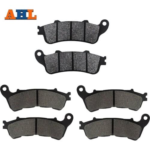 AHL Motorcycle Front and Rear Brake Pads For HONDA VFR 800/A Interceptor (ABS) 2006-2012 XL 1000 Varadero 2010-2015
