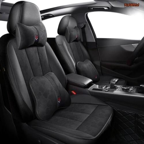 KAHOOL Custom Leather car seat covers For BMW 1 Series E81 E82 E87 E88 F20 F21 F52 F40 2 Series F22 F23 F44 F45 F46 seat cars