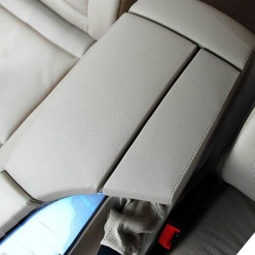 For BMW 5 Series E60 2004 2005 2006 2007 2008 2009 2010 Car Center Armrest Box Pad Microfiber Leather Cover
