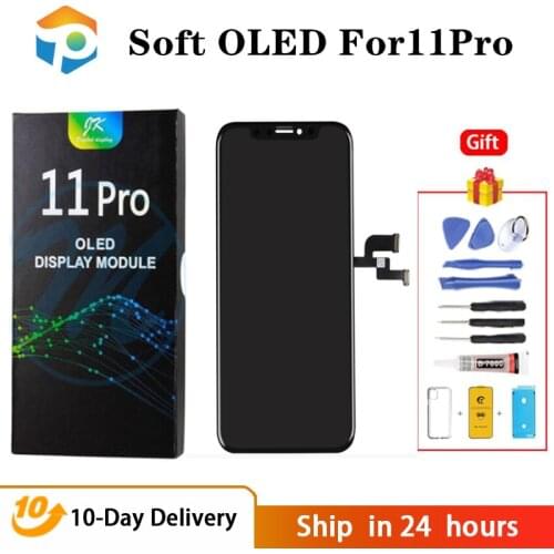 JK Soft OLED Screen For iPhone X Xs LCD Display Touch Screen Digitizer Assembly No Dead Pixel Replacement Parts