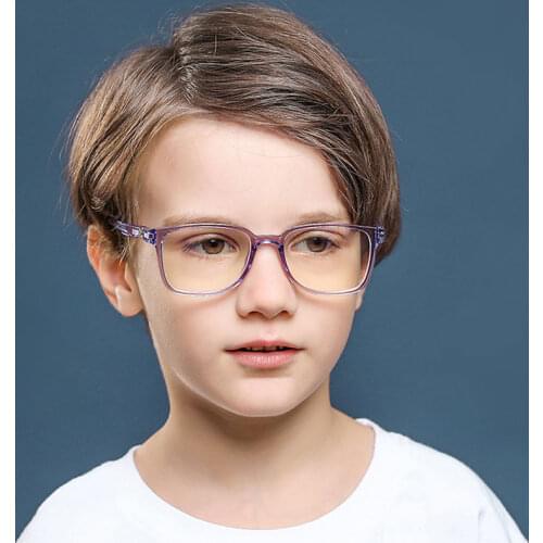 2020 New Kids Anti-blue Light Glasses Rectangle TR90 Prescription Frame UV400 Cellphone Glasses Electronic Screen Eyewear