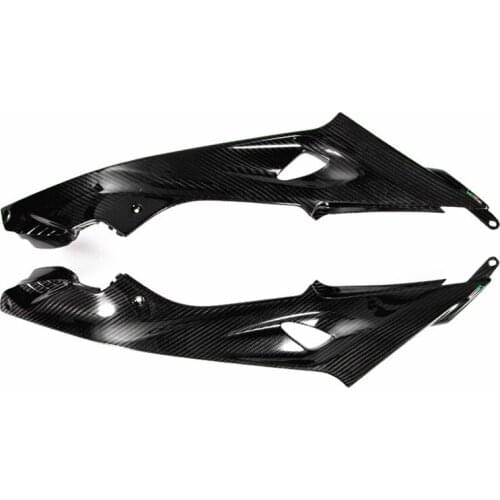 For BMW S1000RR S 1000 RR 2015-2018 Motorcycle Gas Tank Side Trim Cover Panel Cowl Fairing Carbon Fiber Twill Gloss