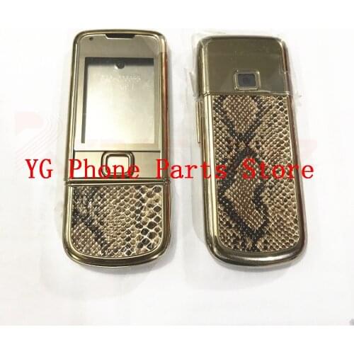 OEM Snake Pattern Full Housing Case English Keypad For Nokia 8800 Arte 8800A
