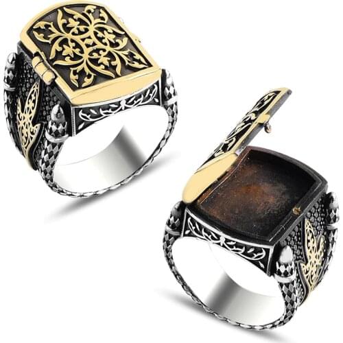 Original Hot Sale Rings Anniversary Photo Picture Box Vintage Jewelry High Quality Boho Male for Men Bohemian Punk Accessories