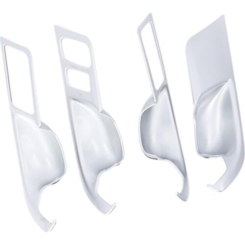 Fit For BMW X3 G01 2018 2019 Chrome Inner Door Handle Cover Trim Molding Decorate Accessories