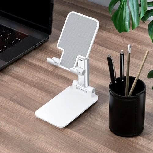 Cell Phone Stand Foldable Angle Height Adjustable Stable Portable Desktop Stand Compatible with Mobile Phone/iPad/Tablet
