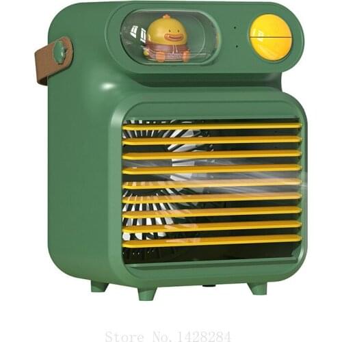 Xiaomi Portable Air Cooler Mini fan USB Charging Household Cold Spray Fan home Office Summer Humidification Fan