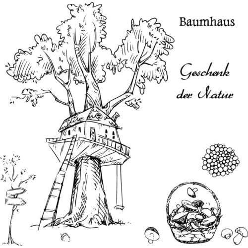 DABOXIBO Tree House Clear Stamps Mold For DIY Scrapbooking Cards Making Decorate Crafts 2020 NEW Arrival