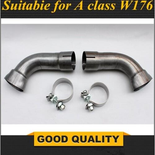 Transfer Tubes For Mercedes W176 Diffuser with Exhaust Installation 304 Stainless Steel Material