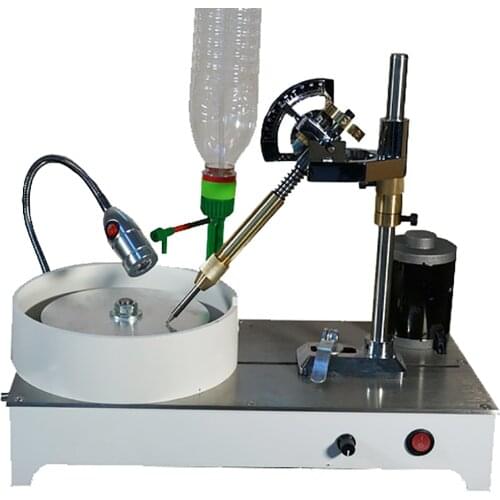 New Gem Faceting Machine Jade Stone Angle Machine Jewelry Polisher Flat Grinder Speed Adjustable 1800RPM Y