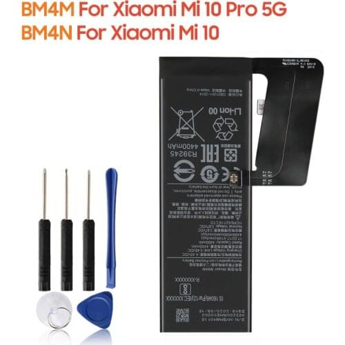 Xiao Mi Original Replacement Battery BM4N BM4M For Xiaomi Mi 10 5G Mi 10 Pro 5G Mi10 Pro Xiaomi 10Pro Authentic Phone Battery