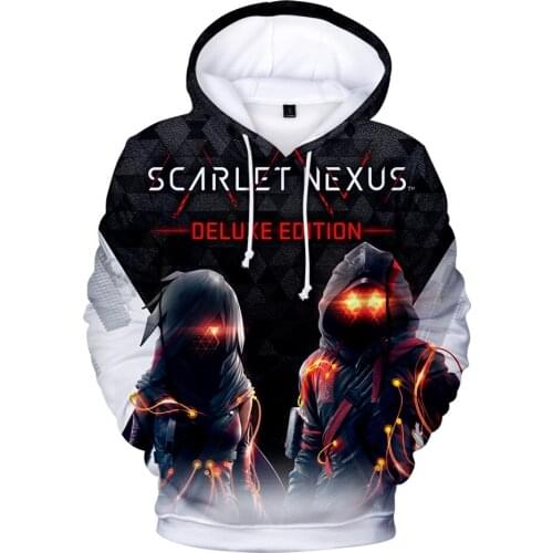 Scarlet Nexus 3D Print Hoodie Fashion Kpop Boy/girl Hoodies Sportswear Kawaii Women/Men The hooded New Scarlet Nexus Clothing