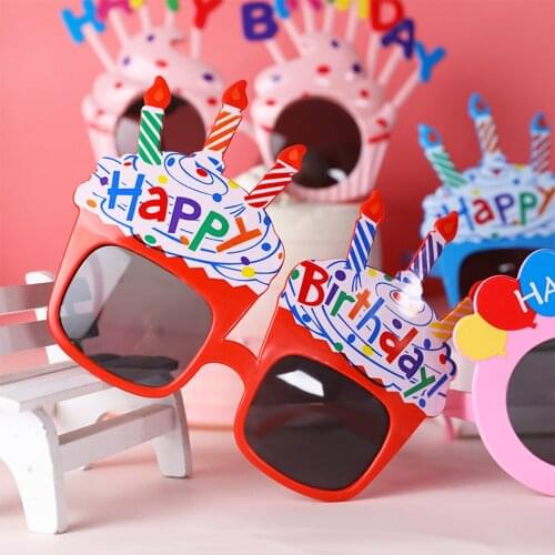 Party Glasses Happy Birthday Fancy Dress Party Favors for Women Boys Girls