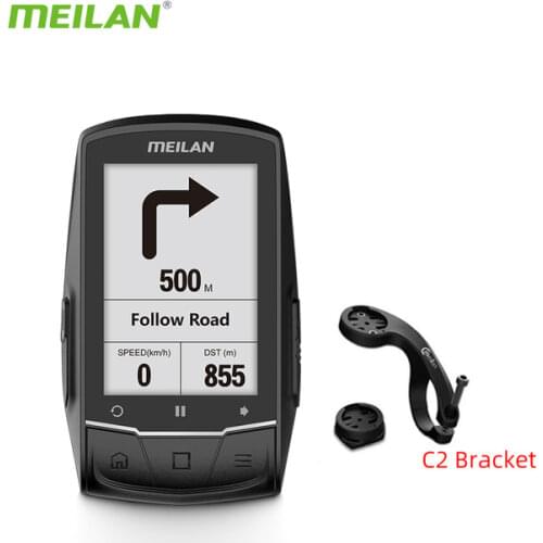 Meilan M1 Bike GPS bicycle Computer GPS Navigation BLE4.0 speedometer Connect with Cadence/HR Monitor/Power meter (not include)
