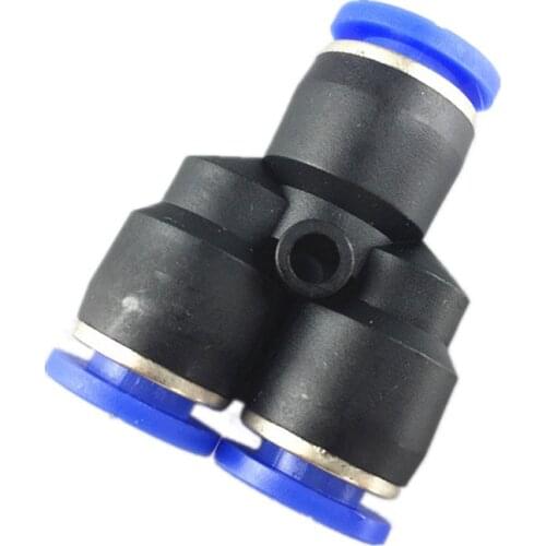 10PCS Pneumatic fitting connector Y type 3-way tee quick push in joint PY-6 PY-4 PY-8 PY-10 PY-12