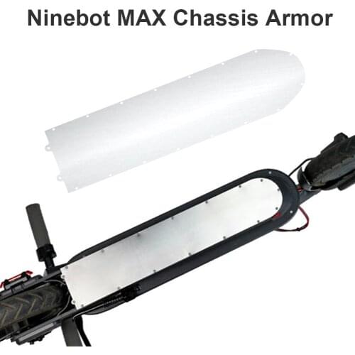 Electric Scooter Chassis Armor Stainless Steel Hard Waterproof Battery Protection Cover For Ninebot 9th MaxG30 Scooter
