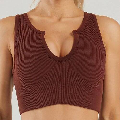 V-neck Yoga Top Women Gym Sports Vest Sexy Crop Top Workout Quick-drying Yoga Tank Tops Elastic Tight Gym Clothes Solid