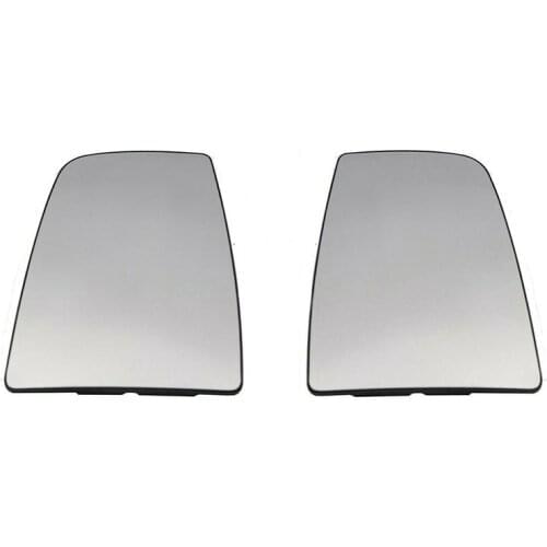 2Pcs for Ford Transit Mk8 2014 -2020 Left Right Heated Rear Mirror Glass + Back Plate 1823986 1823985