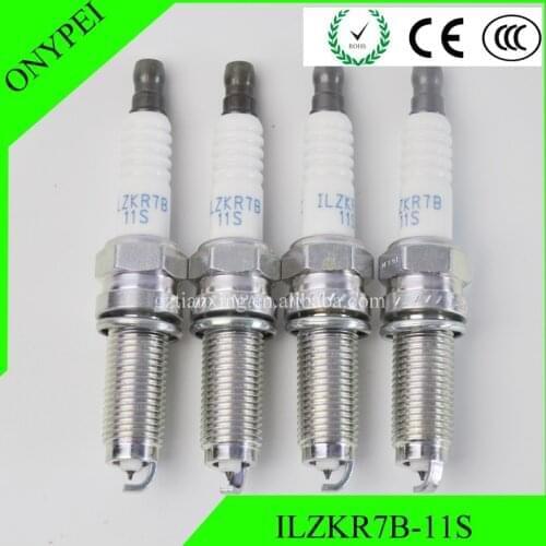 4-6pcs Iridium Spark Plug 12290-R48-H01 ILZKR7B-11S ILZKR7B11S 5787 For Honda Civic Si CR-V CR V TSX Accord Acura 12290R48H01