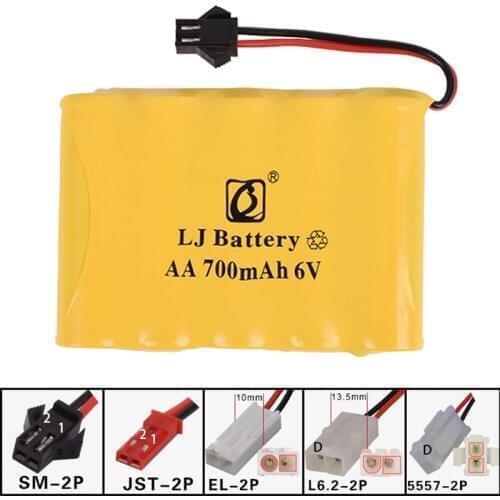 6v 700mah AA NI-CD M Battery Electric toys car ship robot rechargeable free shipping