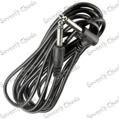 Black 3m/10ft Electric Bass Guitar Cable Amplifier Audio Connection Cable Cord
