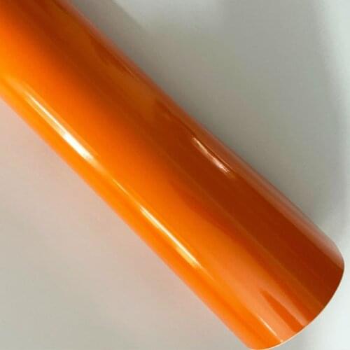 20/30/40/50*152CM Orange Vinyl Film Gloss Glossy Car Wrap Foil Sticker