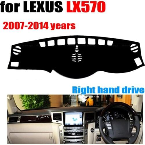 Car dashboard cover For LEXUS LX570 2007-2014 years Right hand drive dashmat pad dash covers auto dashboard accessories