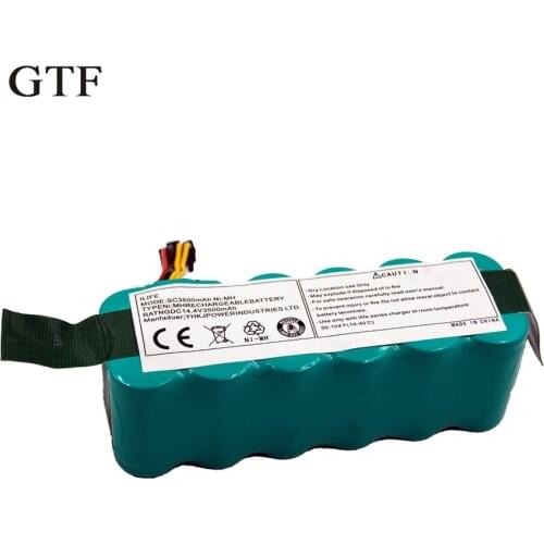 GTF X500 14.4V 3500mAh NI-MH Rechargeable Battery Pack for Ecovacs CR120 Dibea Panda X500 X580 X600 Vacuum Clean Robot Batteries
