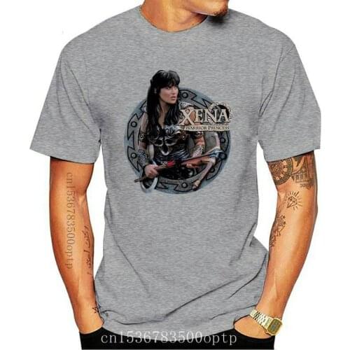 New Licensed Xena The Warrior Princess Lucy Lawless Adult Shirt S-3XL mens top tees summer fashion tshirt t
